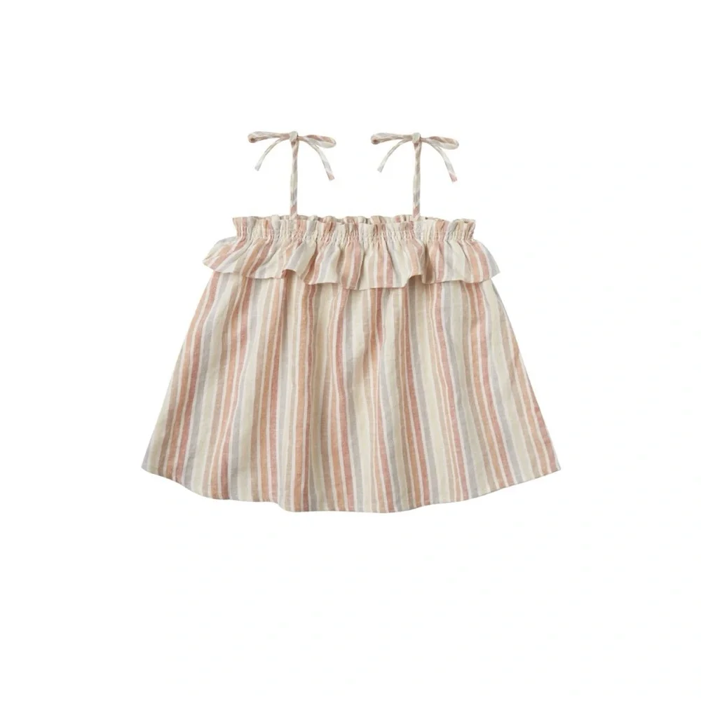 Rylee + Cru Multi Stripe Ruffle Set - Picture 2 of 6